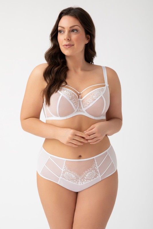 Majtki plus size typu brazyliany Paradise K498/1 Białe