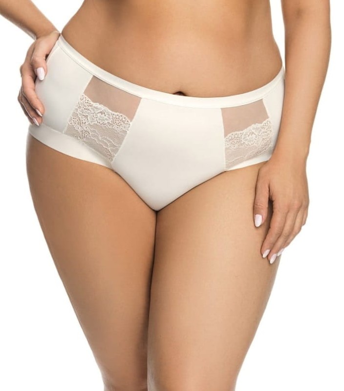 Majtki duże rozmiary Luisse K442 Śmietankowe