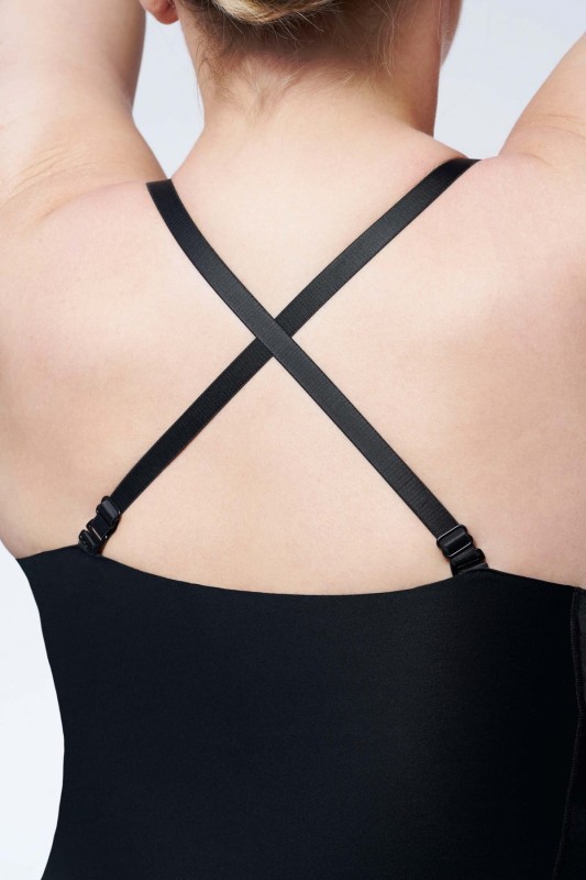 Halka wyszczuplająca plus size pod biust  222 Czarna