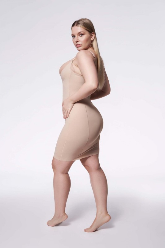 Halka wyszczuplająca plus size pod biust 222 Naturalna