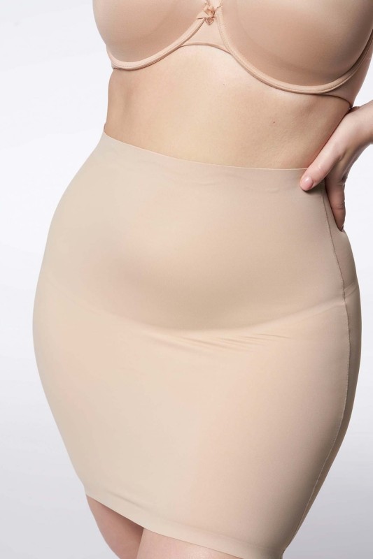 Wyszczuplająca półhalka plus size 220 Naturalna