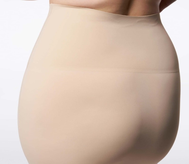 Wyszczuplająca półhalka plus size 220 Naturalna