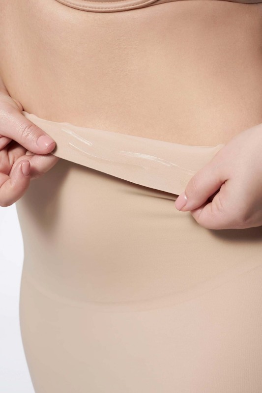 Wyszczuplająca półhalka plus size 220 Naturalna