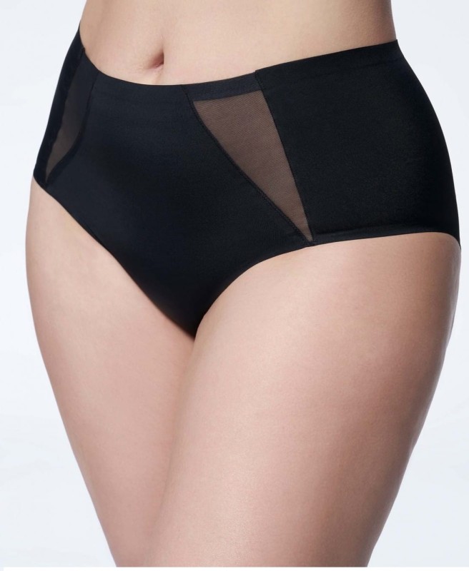 Majtki plus size bezszwowe  Pearl Czarne