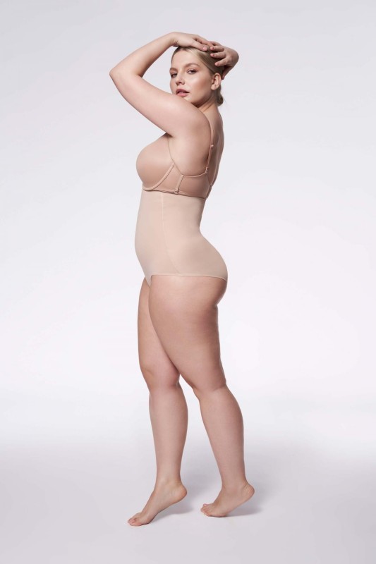 Majtki modelujące plus size extra wysoka talia 251 Naturalne