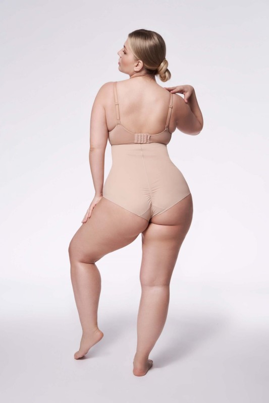 Majtki modelujące plus size extra wysoka talia 251 Naturalne