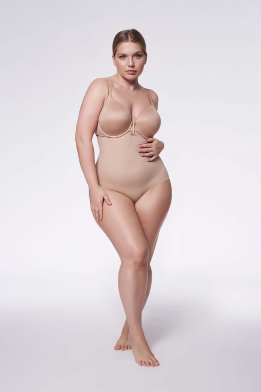 Majtki modelujące plus size extra wysoka talia 251 Naturalne