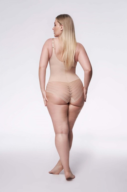 Body wyszczuplające plus size pod biust 119 Naturalne