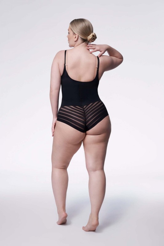 Body wyszczuplające plus size pod biust  119 Czarne