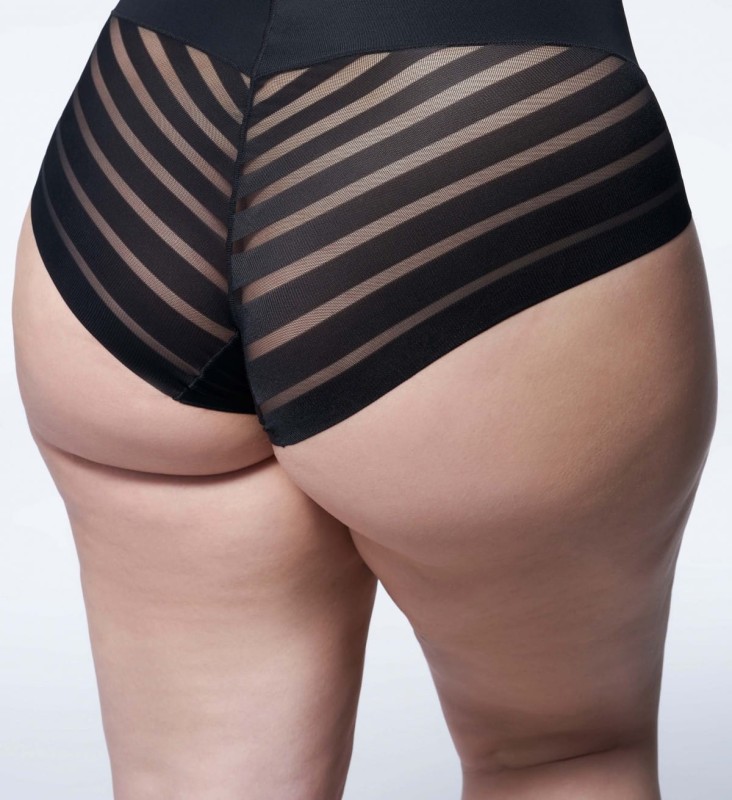 Body wyszczuplające plus size pod biust  119 Czarne