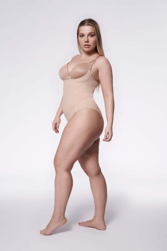 Body wyszczuplające plus size pod biust 219  + ramiączka silikonowe GRATIS!