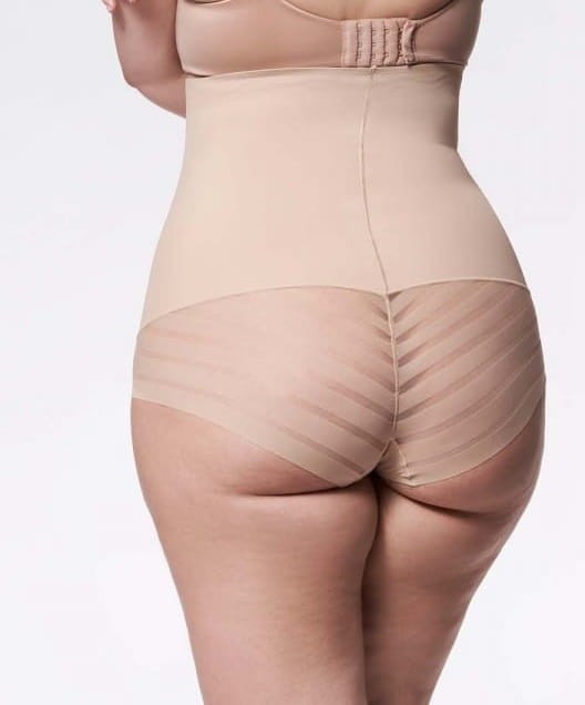 Majtki wyszczuplające plus size 141 (wysoka talia) Naturalne