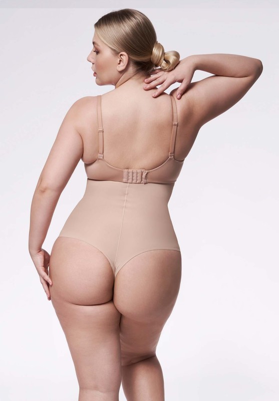 Stringi wyszczuplające plus size Secret 275 (wysoka talia)