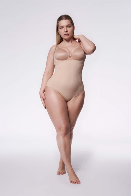 Body wyszczuplające plus size pod biust 219  + ramiączka silikonowe GRATIS!