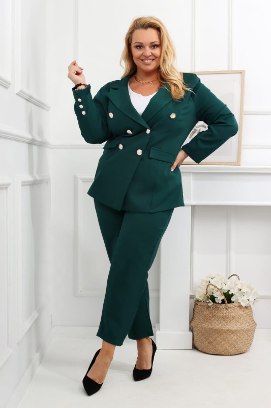 Garnitur plus size z GUZIKAMI LOVE ( r. 48-56)   - WYSYŁKA 24 H