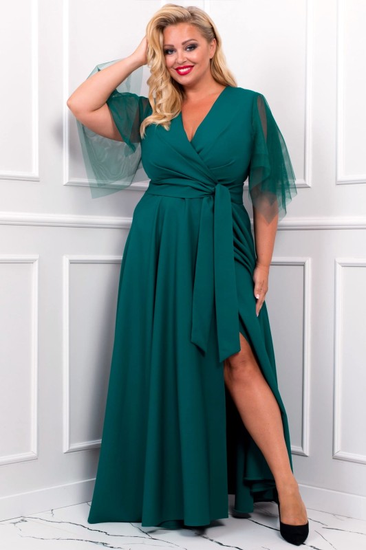 Sukienka wieczorowa plus size EVITA  ( r. 48-54)  