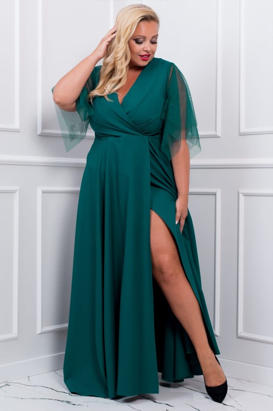 Sukienka wieczorowa plus size EVITA  ( r. 48-54)  