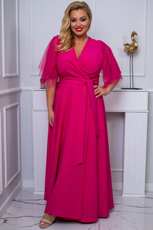 Sukienka wieczorowa plus size EVITA  ( r. 48-52)  BESTSELLER