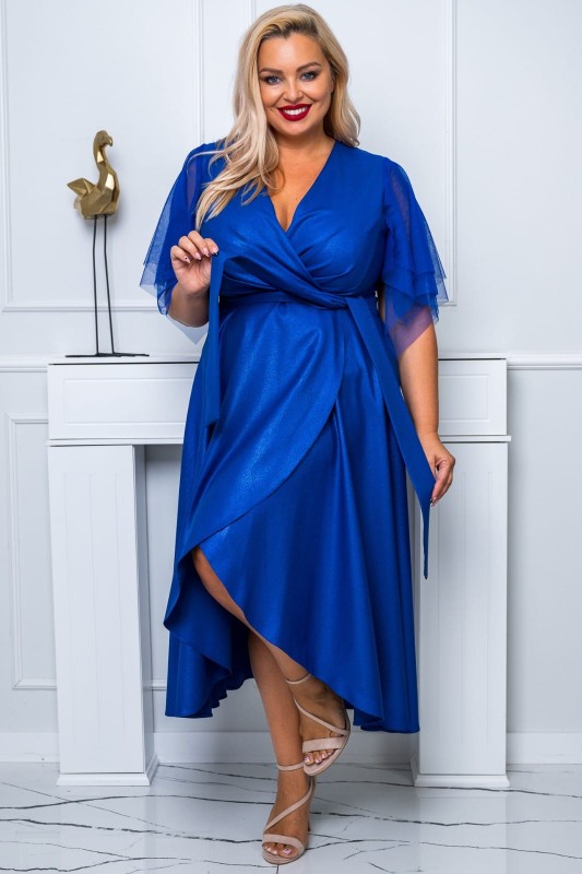 Sukienka wieczorowa plus size ELENA MIDI ( r. 48-54)  