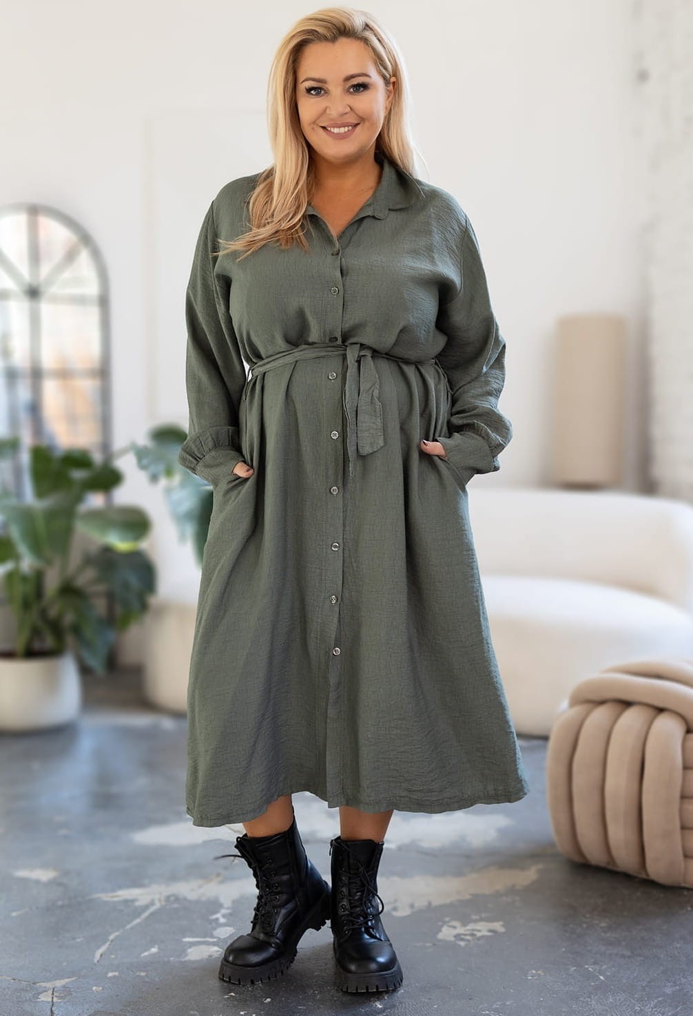 Szmizjerka plus size (r. 48-54)