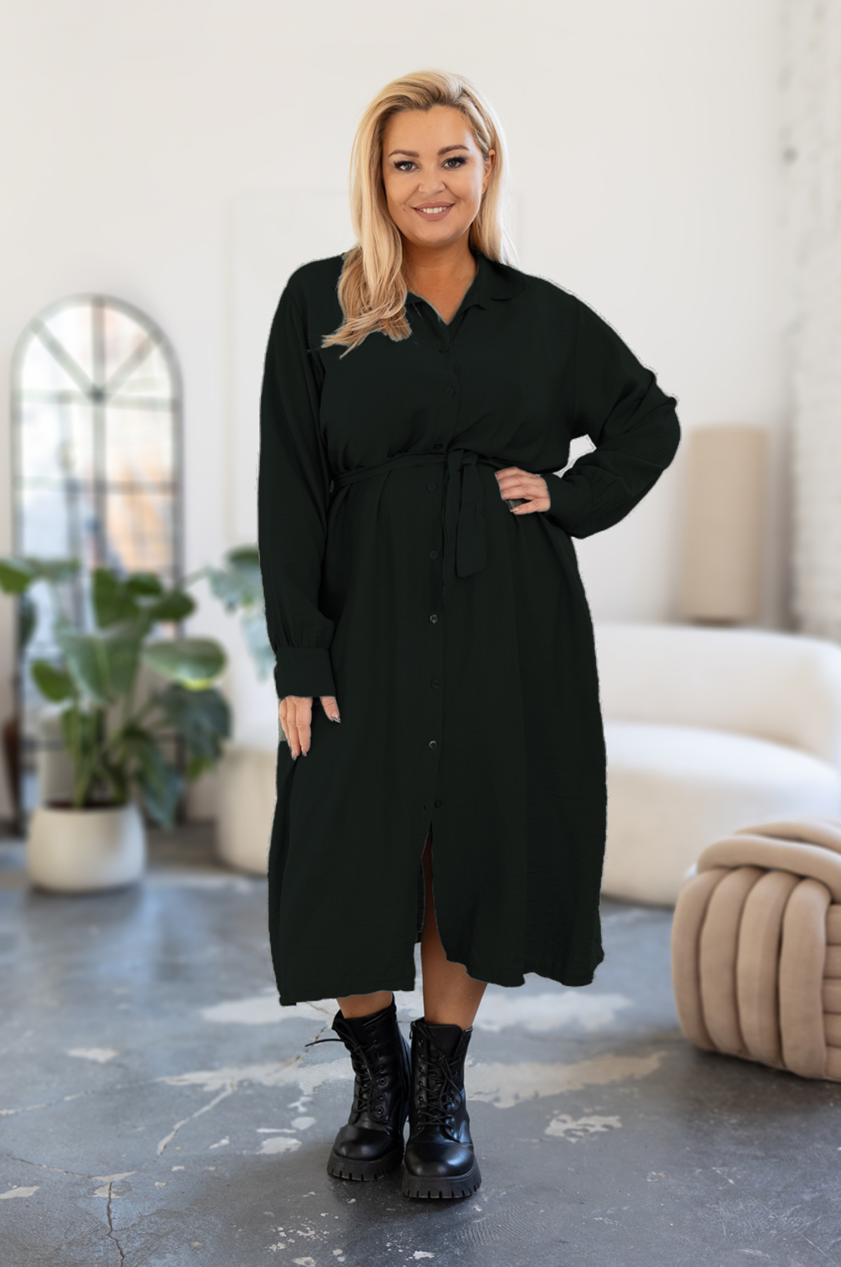 Szmizjerka plus size (r. 48-54) 