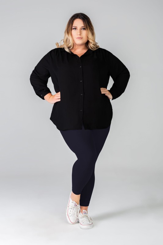 Legginsy Plus Size LUIZA 120 DEN sapphire - GRANAT