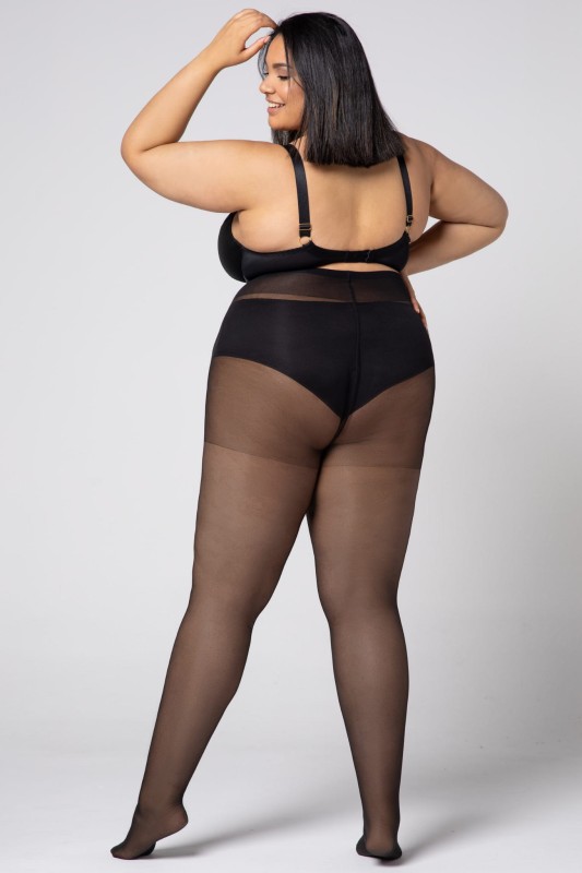 Rajstopy Plus Size  20 DEN - czarne ( XL-9XL) CHARLOTTE 