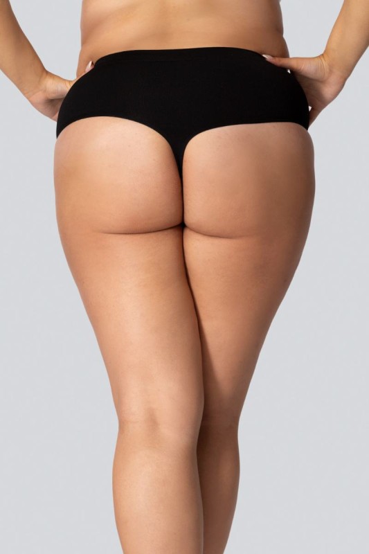 Majtki modelujące QUEEN SIZE STRINGI MID-WAISTED SMOOTHWEAR CHAMPAGNE PEARL ( r. 46-60)    