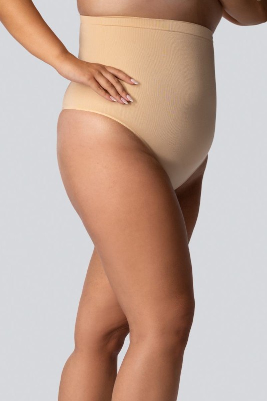 Majtki modelujące QUEEN SIZE STRINGI HIGH-WAISTED SMOOTHWEAR CHAMPAGNE PEARL ( r. 46-60)    