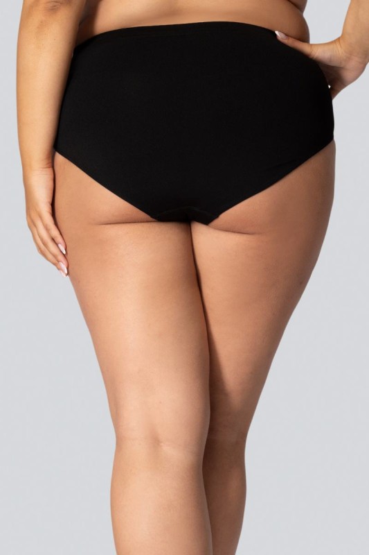 Majtki QUEEN SIZE MAJTKI MID-WAISTED SMOOTHWEAR ONYX ( r. 46-60)     