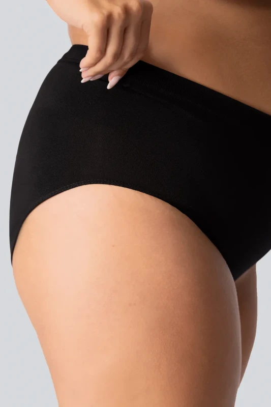 Majtki QUEEN SIZE MAJTKI MID-WAISTED SMOOTHWEAR ONYX ( r. 46-60)     