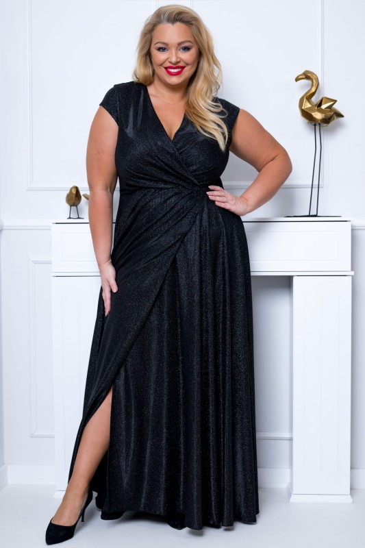 Sukienka wieczorowa plus size NATALIA   ( r. 46-52) 