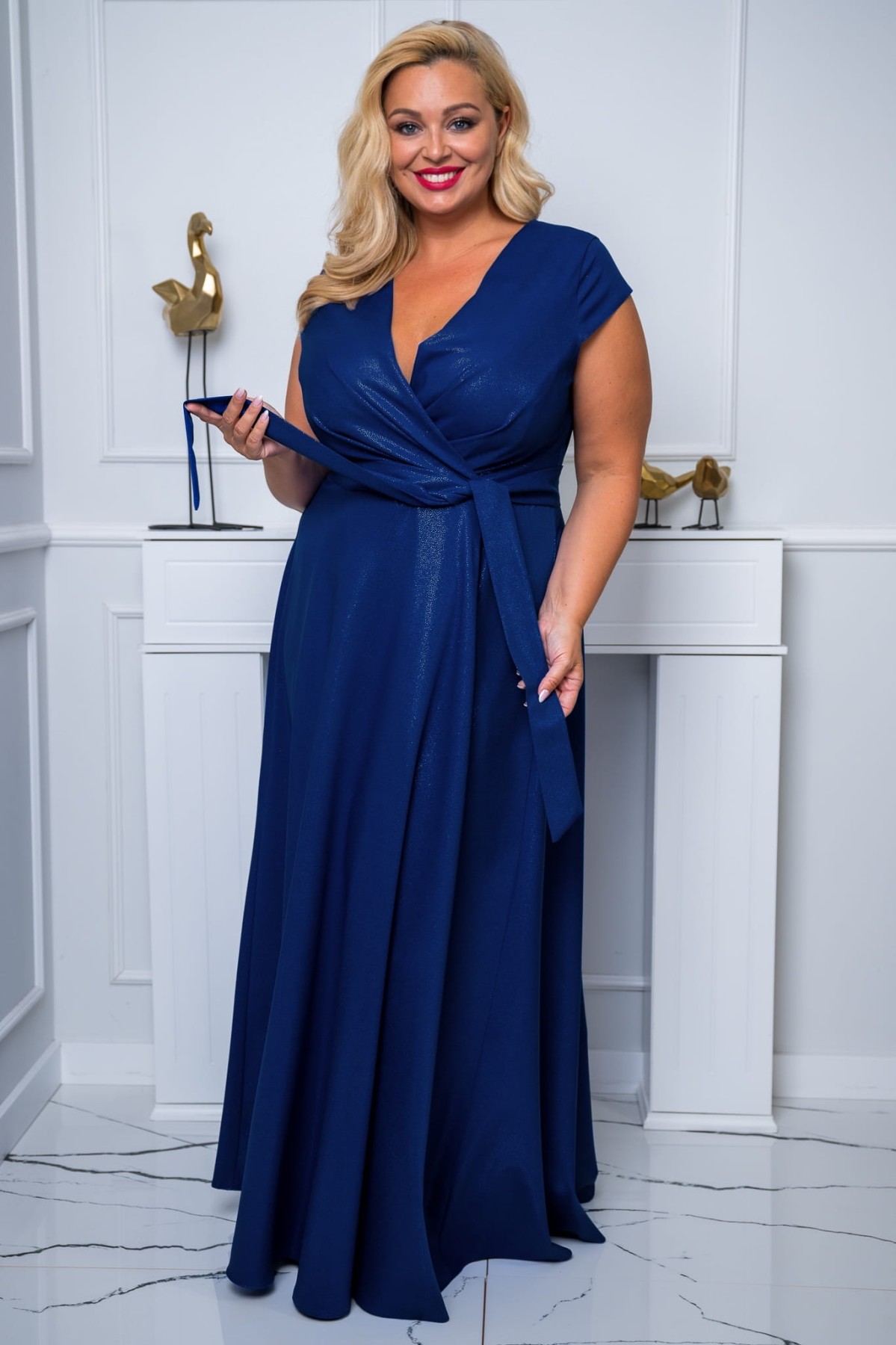 Sukienka wieczorowa plus size NATALIA  ( r. 46-50) 