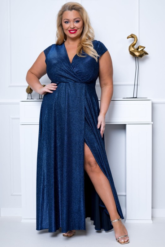 Sukienka wieczorowa plus size NATALIA  ( r. 46-50) 