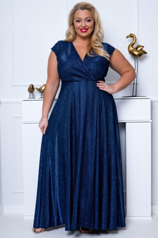 Sukienka wieczorowa plus size NATALIA  ( r. 46-50) 