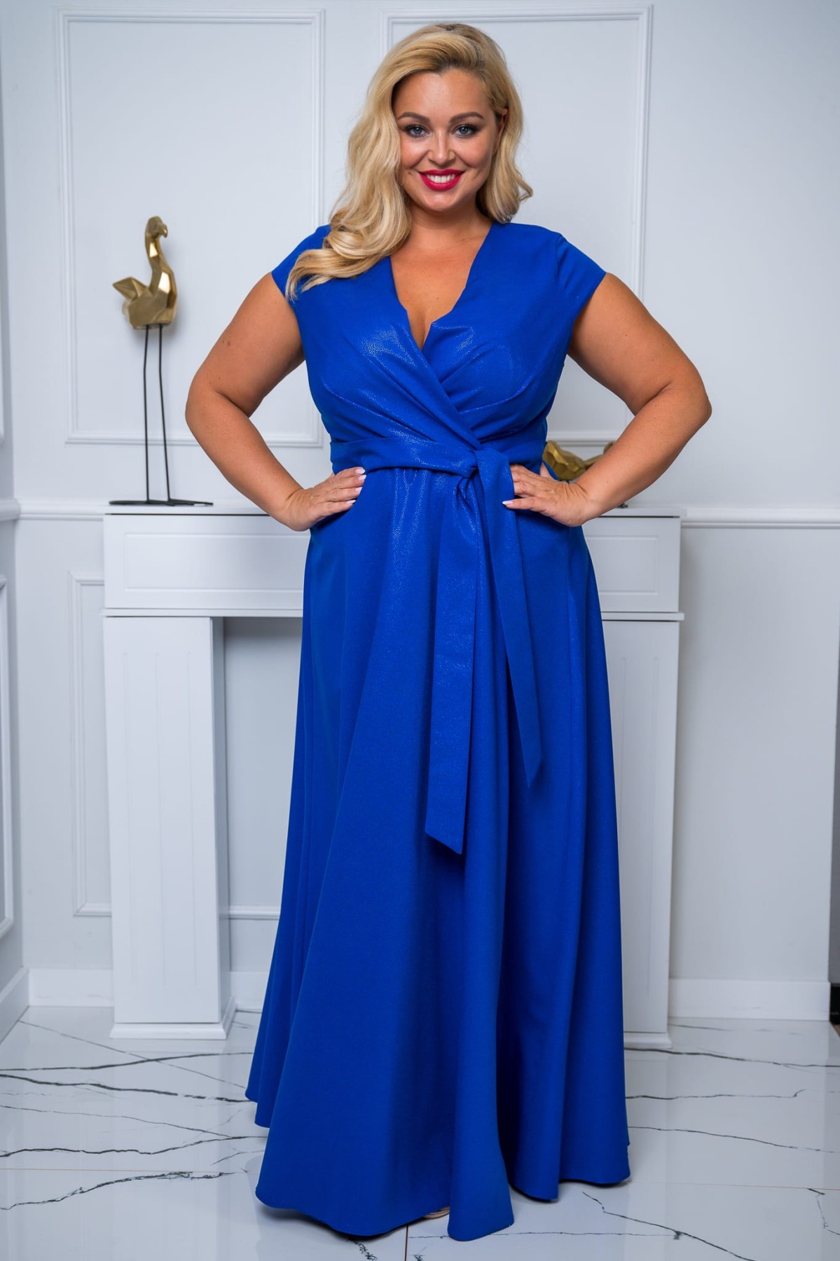 Sukienka wieczorowa plus size NATALIA   ( r. 46-50)  