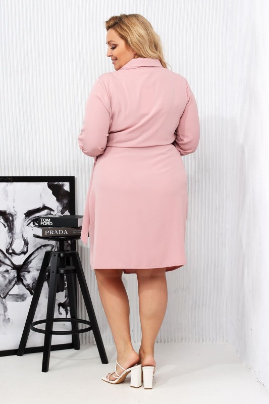 Sukienka plus size wiązana Madera (L.r 44-52) PROMOCJAA-WYSYŁKA 24H