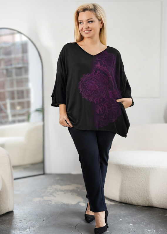 Tunika plus size WISKOZA Orient  ( r. 48-54)