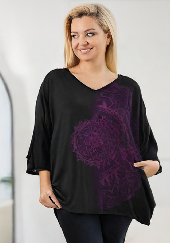 Tunika plus size WISKOZA Orient  ( r. 48-54)