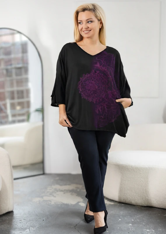 Tunika plus size WISKOZA Orient  ( r. 48-54)
