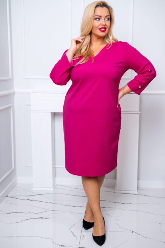 Sukienka plus size LUNA  ( r. 48-56)     