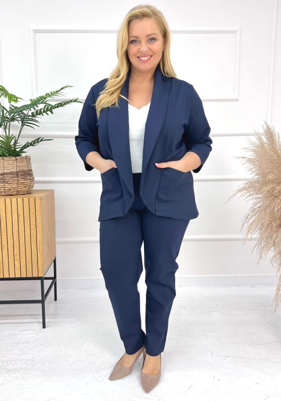 Garnitur plus size Midi ( r.  48-56) 