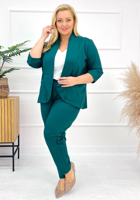 Garnitur plus size Midi ( r.  48-56)  