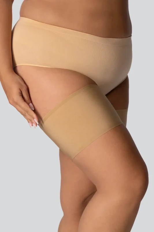 Opaski na uda QUEEN SIZE  PRZECIW OTARCIOM SILKY GOLDEN PEARL