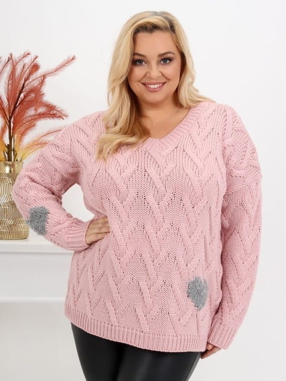 Sweter plus size Carmen  ( r. 44-52 )