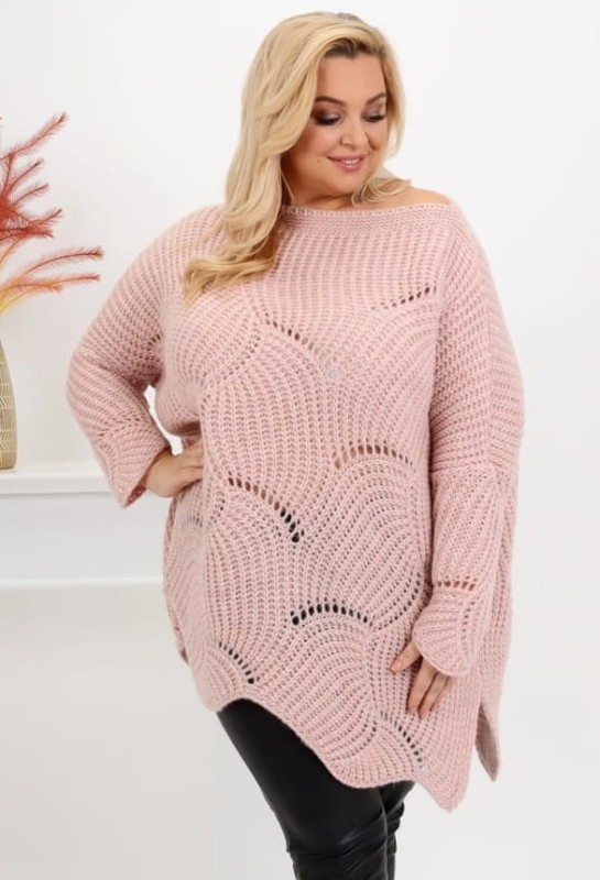 Sweter plus size ELISE ( r. 44-58)   