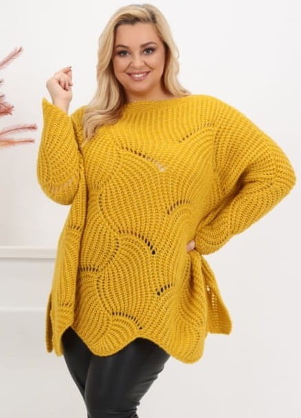 Sweter plus size ELISE ( r. 44-58) 