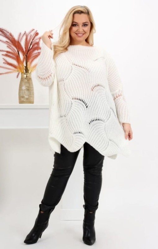 Sweter plus size ELISE ( r. 44-58)  