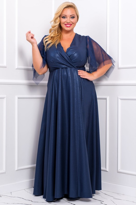 Sukienka wieczorowa plus size EVITA  ( r. 48-54)  