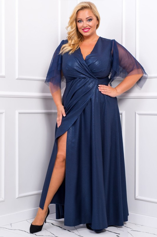 Sukienka wieczorowa plus size EVITA  ( r. 48-54)  